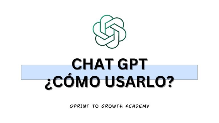 CHAT GPT Y CÓMO USARLO