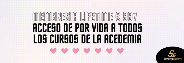 MEMBRESIA LIFETIME € 997